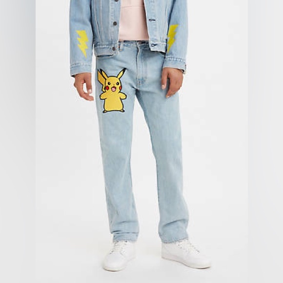 Levi's Other - Men’s |Levi’s X Pokémon |NWT 551 Z Authentic Pikachu Loose Straight Jeans; 30x30